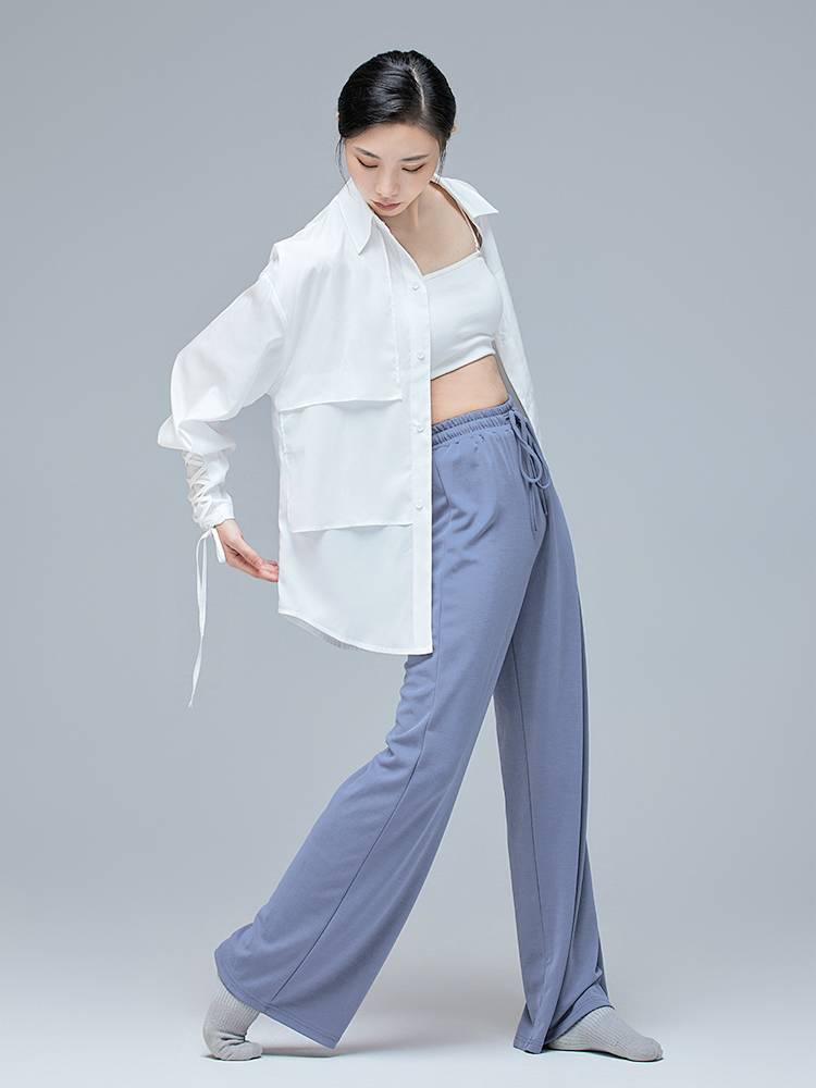 Modern Dance Dance Gongcong Female Loose Classical Dance Copper Ammonia Cloud Pants, Wide Leg Pants, Chinese National Clothing C218