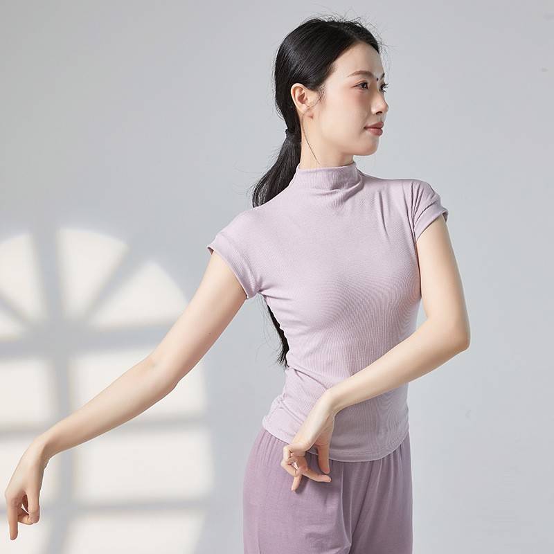 Body Training Services Student Modern Dance Practice Services Uniforms Cultivation Short -sleeved Female Top Teacher Dance Server Dance Classical Dance