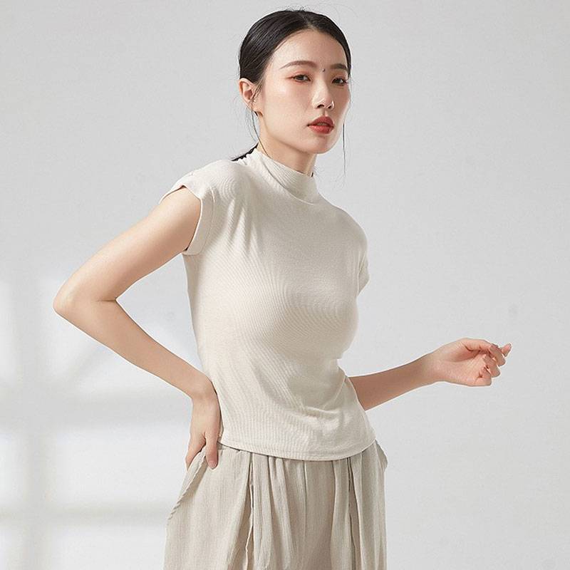 Body Training Services Student Modern Dance Practice Services Uniforms Cultivation Short -sleeved Female Top Teacher Dance Server Dance Classical Dance