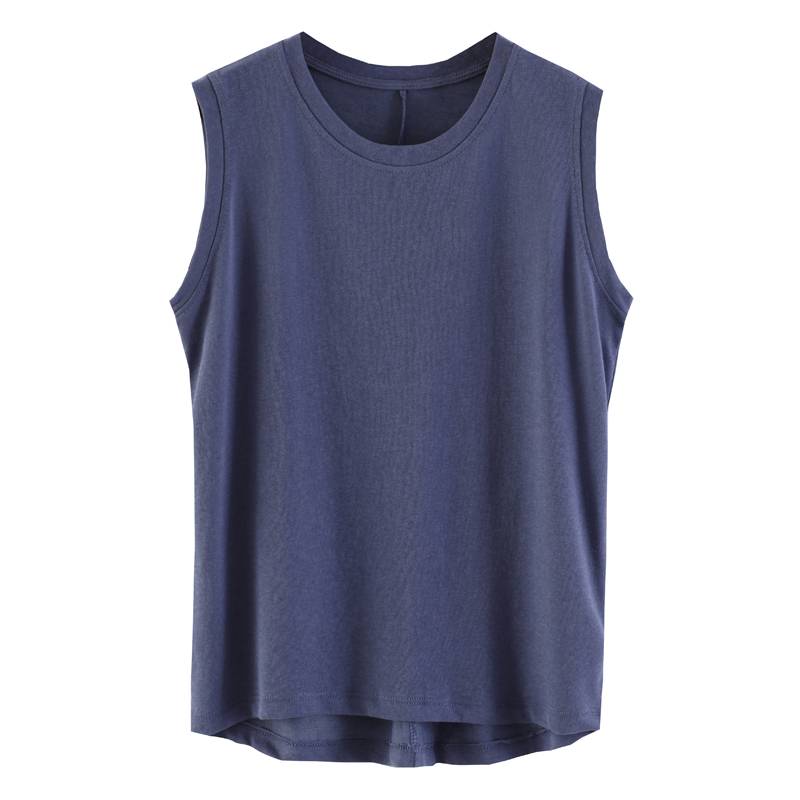 Loose dance service female Xia cotton -breathable sweat absorption vest Modern dance service jazz dance national dance yoga clothing