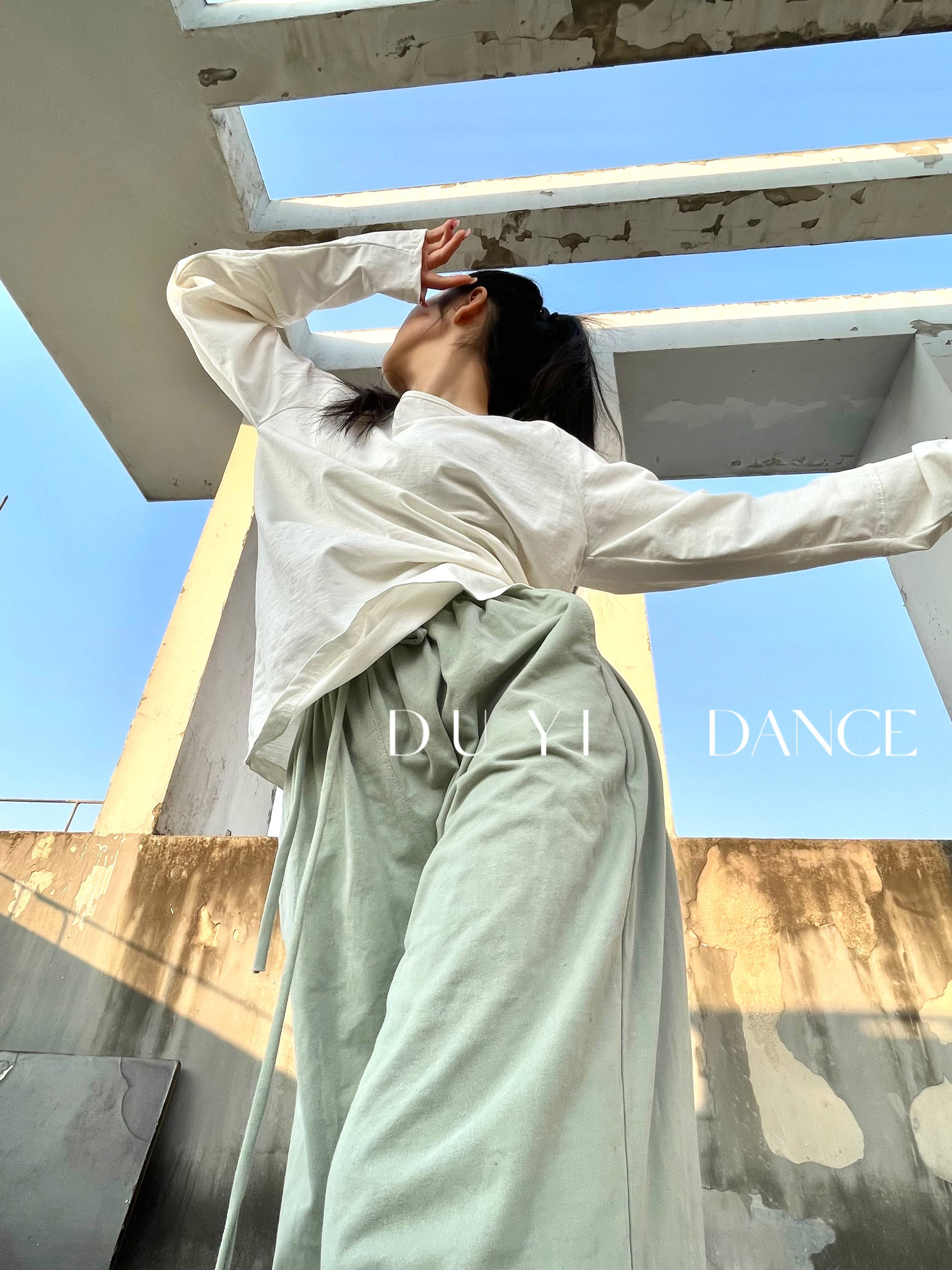 Modern dance pants daily practice clothes loose dance pants men's and women's same straight -legged pants practice pants