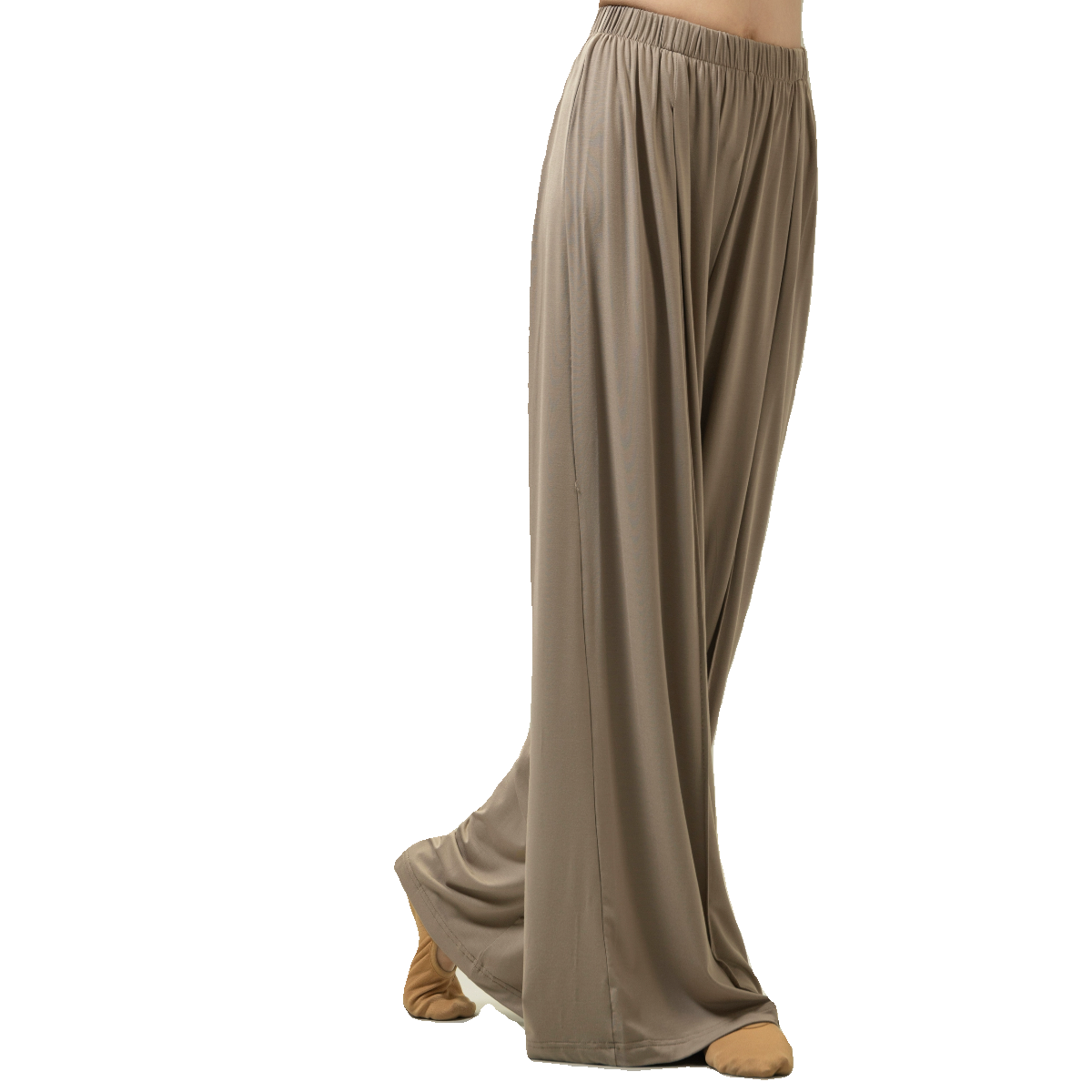 Dance practice service autumn and winter modern dance loose, elegant wide leg pants Chinese classical dance -shaped dress yoga pants