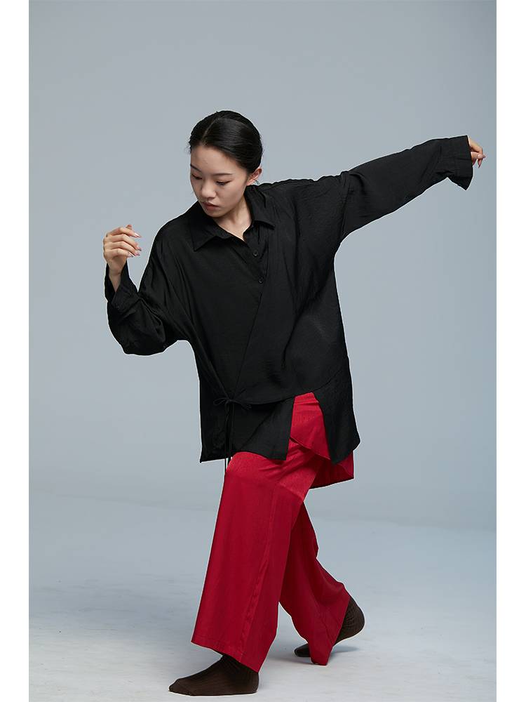 Gorgeous Solo Show Modern Dance Shirts Loose and Sely Stroke Dance Server Jazz Dance Practice Design Sensory Dance Server