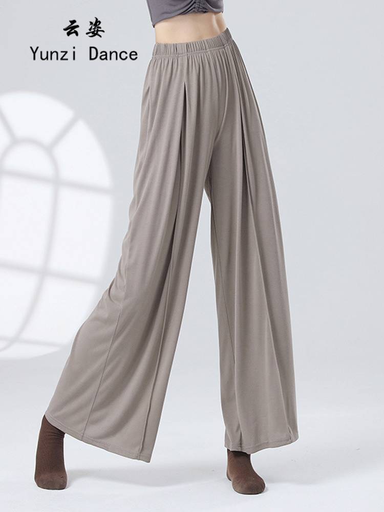 Modern dance pants new summer dance pants classical dance wide -leg pants drooping body clothes Chinese dance exercise service