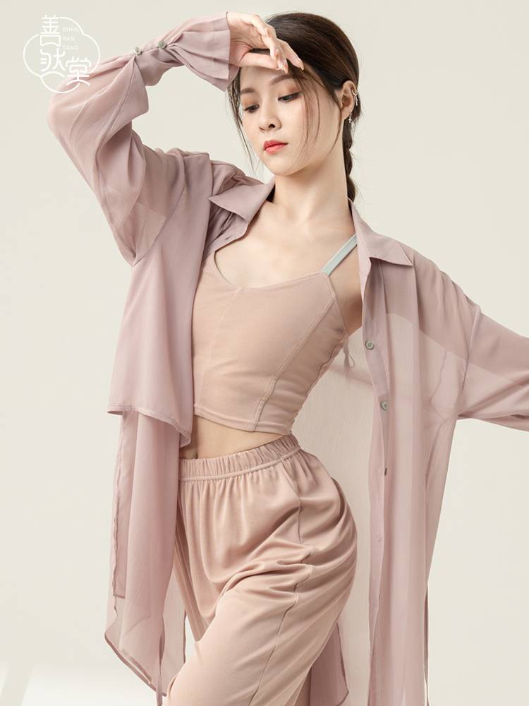 Shan Ran Hall of Modern Dance Shirts Training Clothing Classical Top Dance Dance Loose Jazz Dance Practice Men and Women