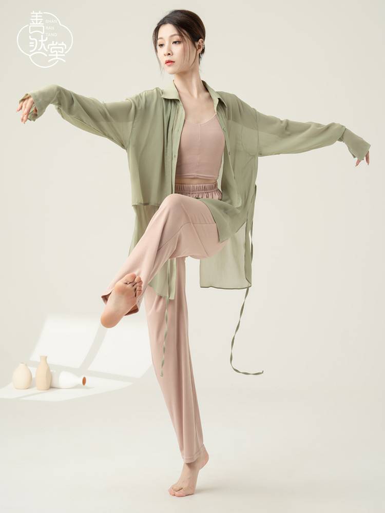 Shan Ran Hall of Modern Dance Shirts Training Clothing Classical Top Dance Dance Loose Jazz Dance Practice Men and Women