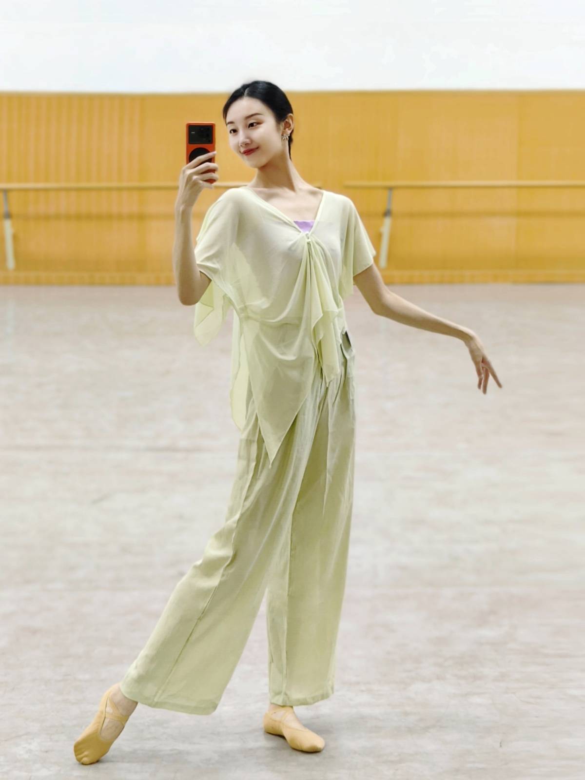 Di Di Modern Dance Practice Pocket Pocket Boat Wide Wide Pants Sely Chinese Dance National Classical Dance Server Zen Pants