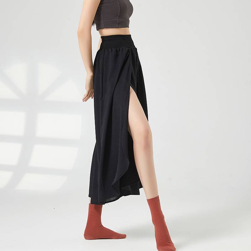Dance service female adult ballet skirt Modern dance exercise wide -leg pants performance cloth
