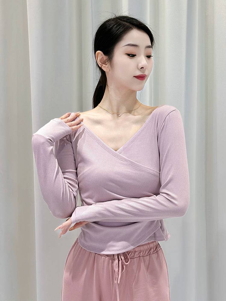 Dance practice service female modern dance -shaped dance top adult Chinese classical dance teacher training performance clothing