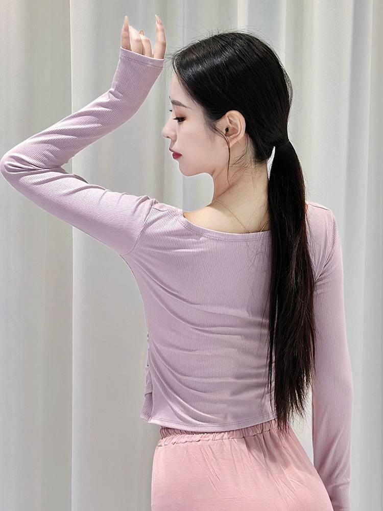 Dance practice service female modern dance -shaped dance top adult Chinese classical dance teacher training performance clothing