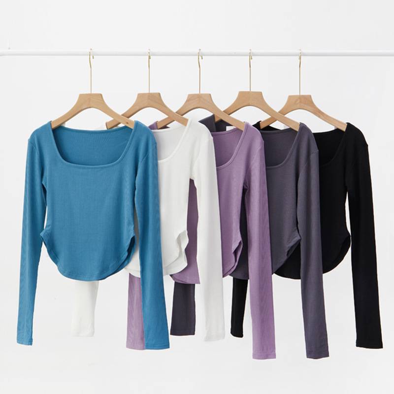 Dance service Modern female adult -shaped body practice service new long -sleeved classical dance ballet training dancing top