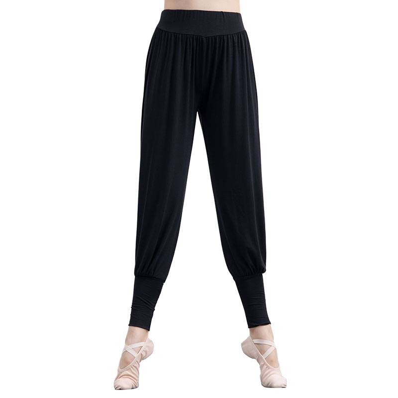 Spot Dance Pants Female Pants Pants Modern Dance Men and Women's Loose Yoga Keng Kait Modal Radish Tripsticks 2