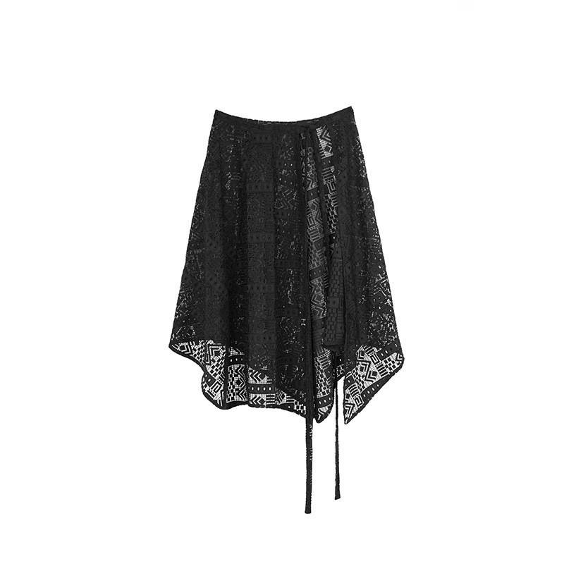 Modern dance exercise pants female new fart curtain skirt hollow casual vertical wide -leg pants daily wear dance pants