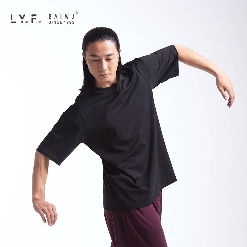 Baiwu Feng Series Modern Dance Foundation Short Sleeve Dancers The same men and women practice T -shirts LYF22511002