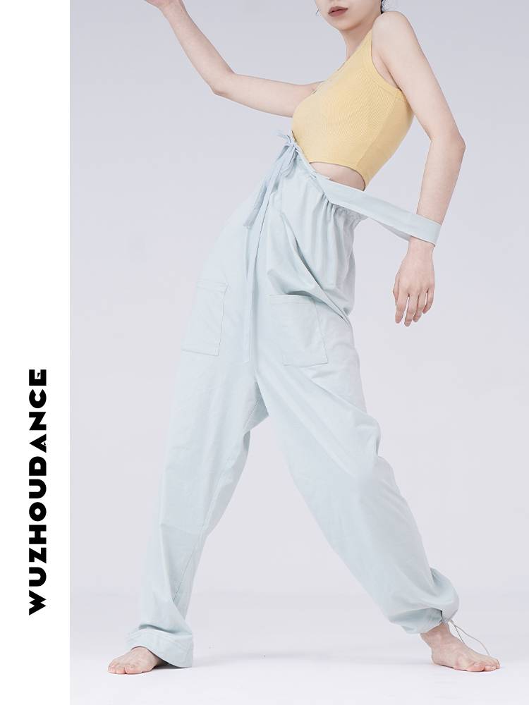 Dance Chau Danz Modern Dance Back Belt Pants Give Modern Dance Sock Classical Yoga Fresh and Fresh Ninth Frequently Frequent Summer Summer