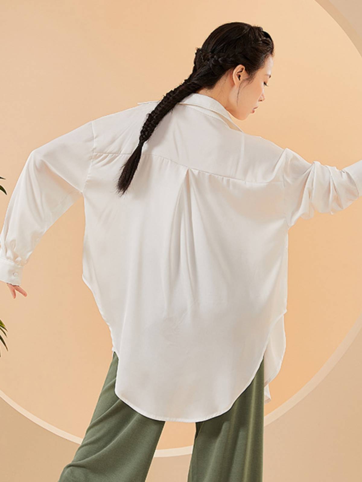 Modern dance lining women's top, loose practice service, Chinese dance clothing collection, training shape clothes classical dance performance clothing