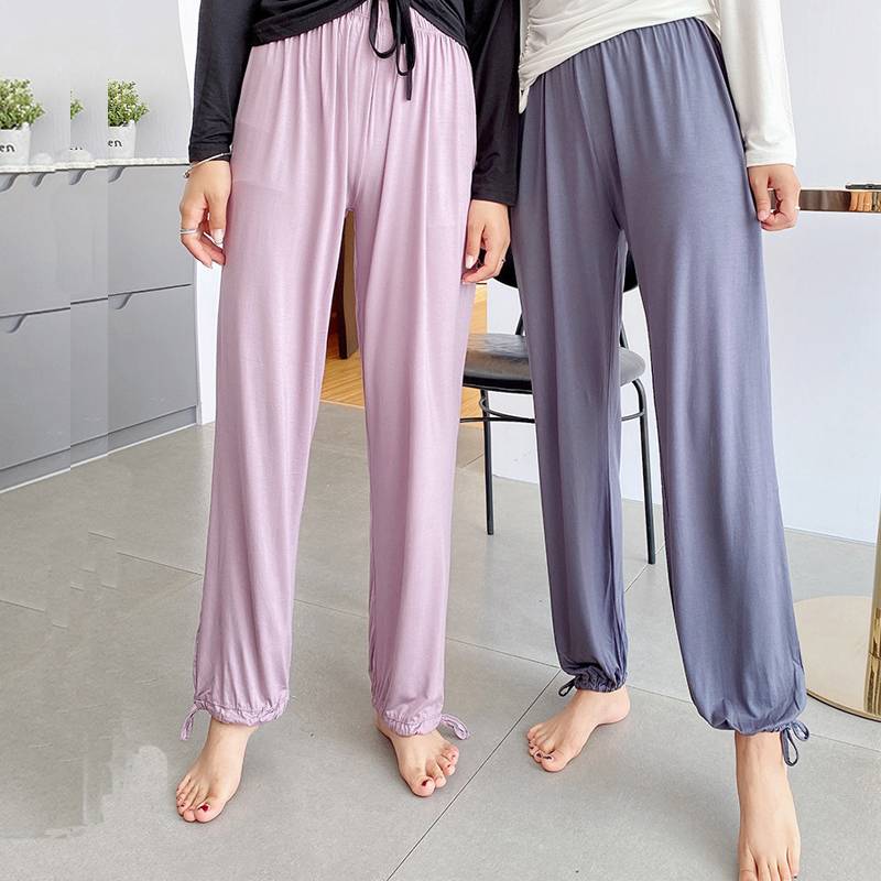 Pumping rope -to -foot pants Modern dance exercise pants yoga teacher body training dance pants dancing pants Modal girl