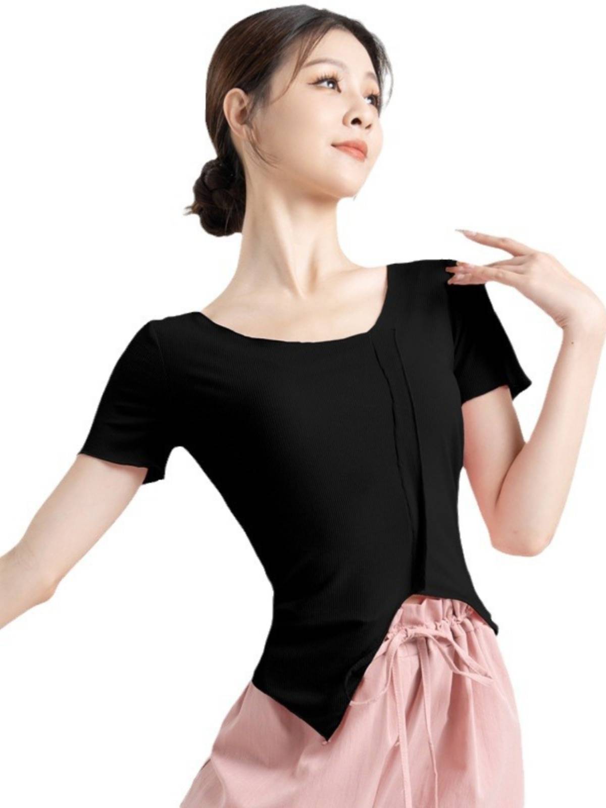 Modern dance top professional dance practice service autumn set refers to long -sleeved tight classical dance clothing custom processing OEM