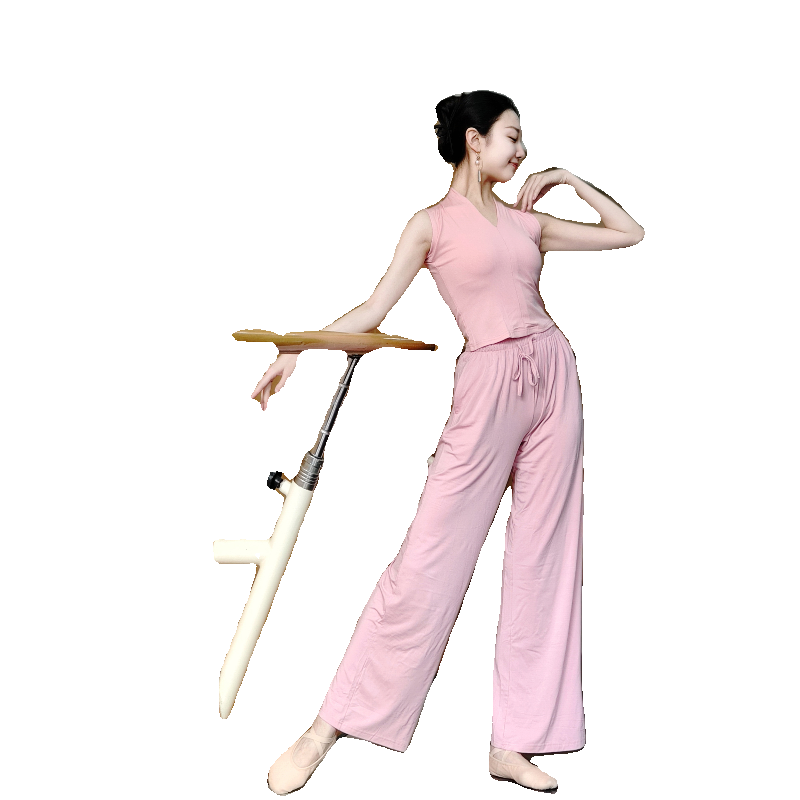 Modern dance new sleeveless V -neck dance service slim girls summer thinning base training service classical dance exercise jacket