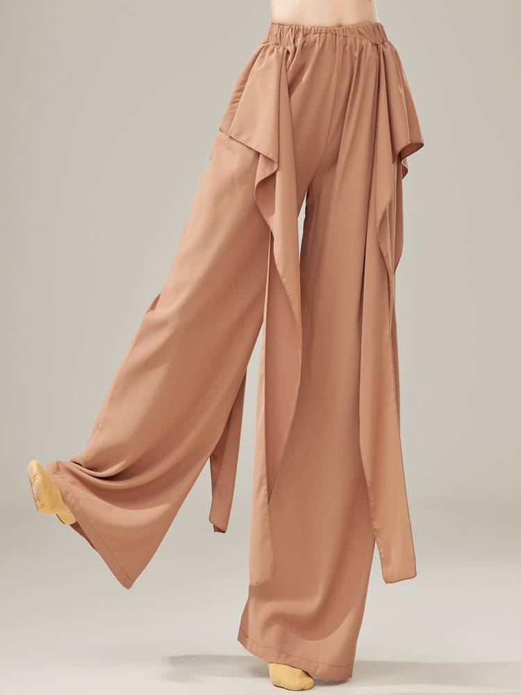 Shangmai Classical Dance Practice Female Pants Flower Wide Leg Pants Adult Dance Modern Dance Pine Pants