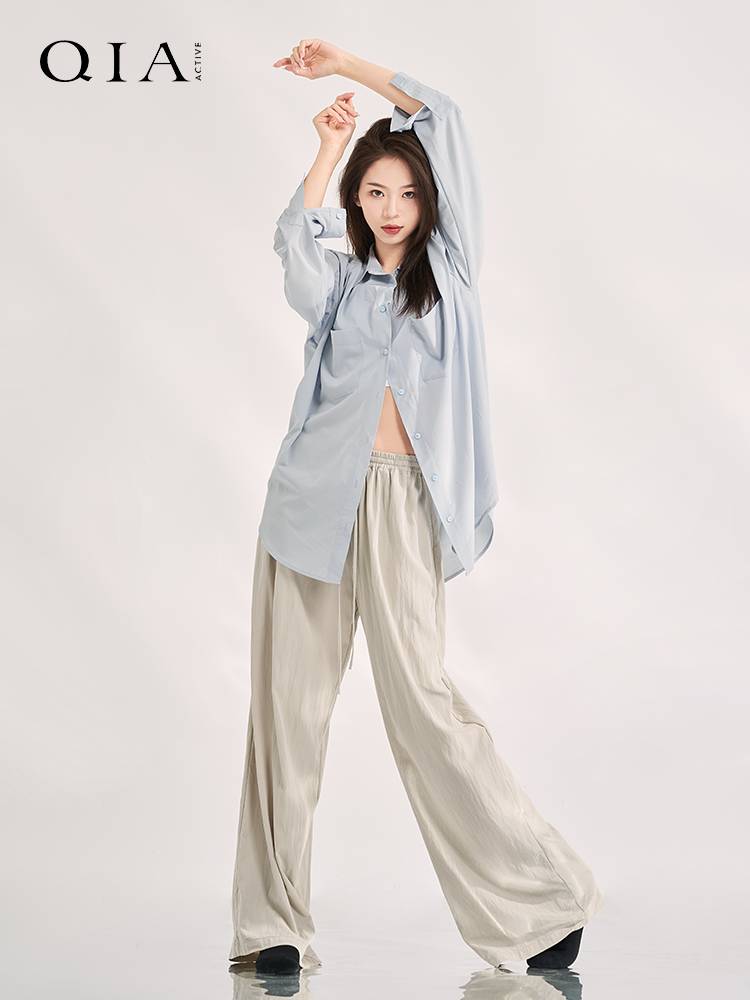 Kia Modern Dance Clothes can wear 2024 loose shirt dancing dancing lining sensor test show shirt