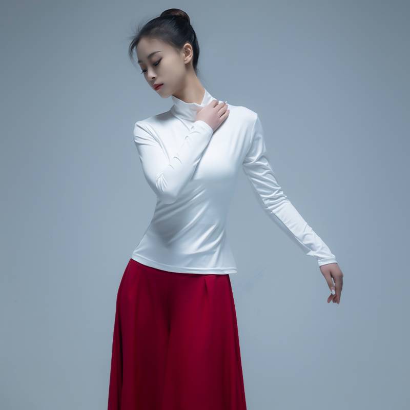 Classical dance service female elegant Chinese style modern dance wide -leg pants performance service adult elegant practice suit suit