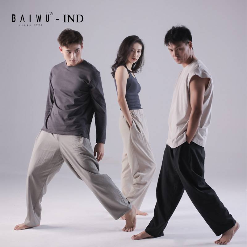 Baiwu Zhao Lei IND series dance trousers men and women loose, comfortable, modern dance pants practice pants 121103003