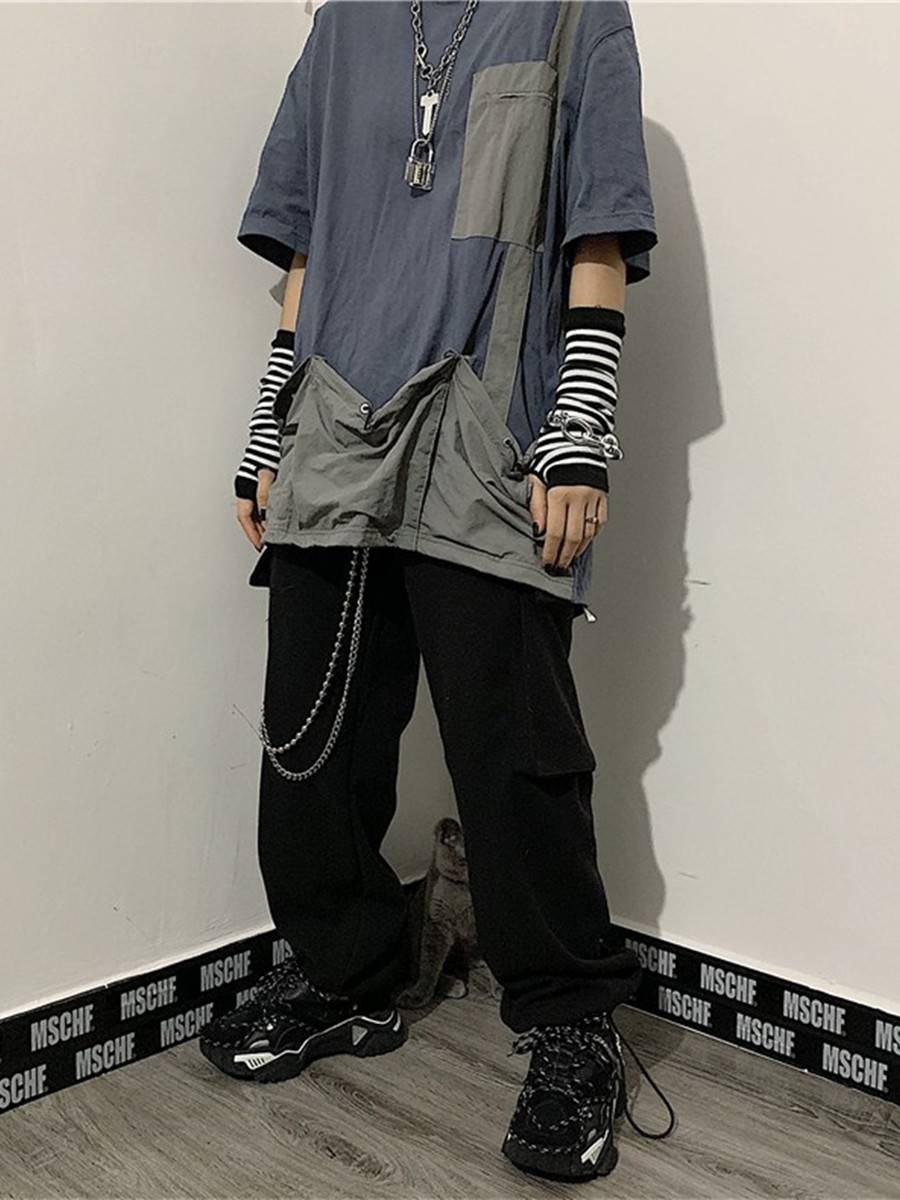 Japanese ins Tide brand ninja wears finger glove Yamamoto Diablo sunscreen semi -finger men's and women's versatile tide
