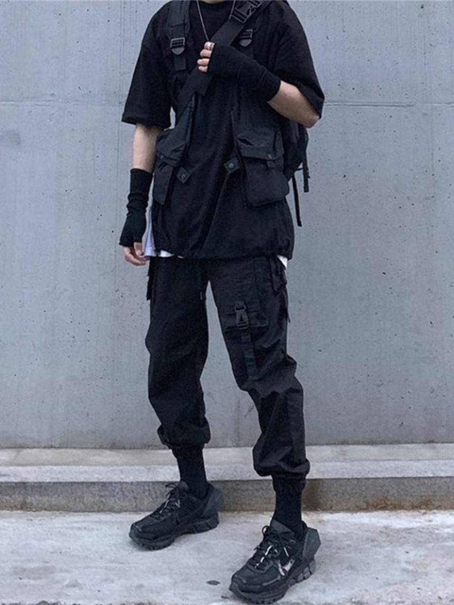 Japanese ins Tide brand ninja wears finger glove Yamamoto Diablo sunscreen semi -finger men's and women's versatile tide