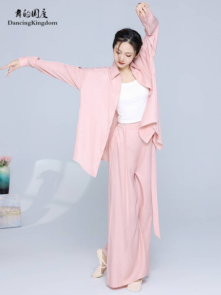 The dance national modern loose shirt female dance service classical dance lining jacket clothes top jacket practicing exercises performance service