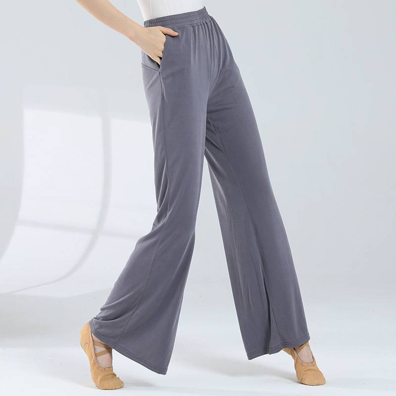 Dance Garden Classical Dance Pants Pants Loose Pants Copper Modern Ethnic Dance wide -leg pants plus training Chinese dance