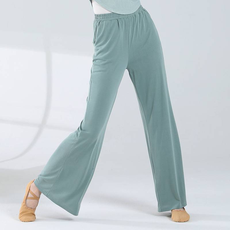 Dance Garden Classical Dance Pants Pants Loose Pants Copper Modern Ethnic Dance wide -leg pants plus training Chinese dance