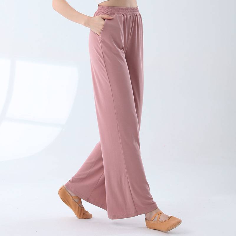 Dance Garden Classical Dance Pants Pants Loose Pants Copper Modern Ethnic Dance wide -leg pants plus training Chinese dance
