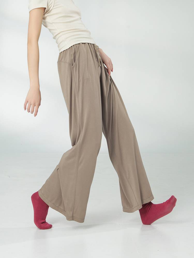 Little Jasmine Chinese Modern Dance Pants Adult Female Loose Wide -Legged Dance Pants Summer New Fitan Practice Service