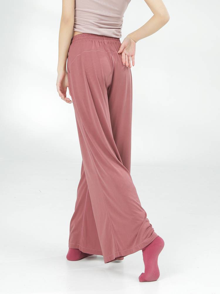 Little Jasmine Chinese Modern Dance Pants Adult Female Loose Wide -Legged Dance Pants Summer New Fitan Practice Service