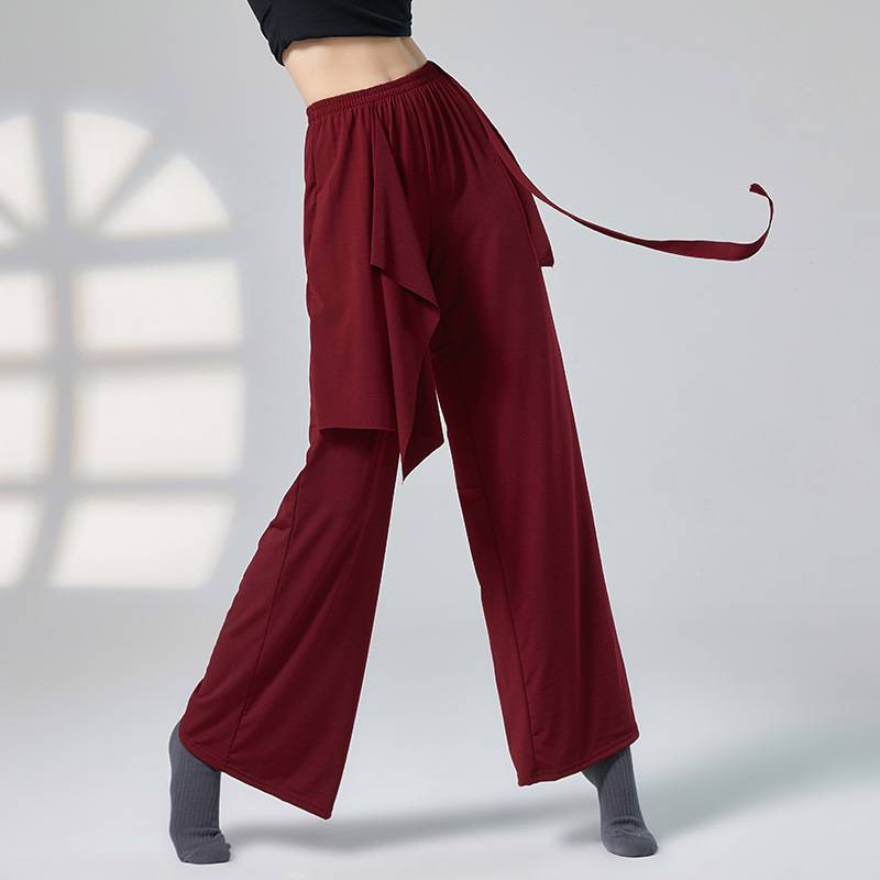 Chinese dance training pants children loose and elegant dance wide -leg pants classical dance performance service modern dance -shaped physical base training