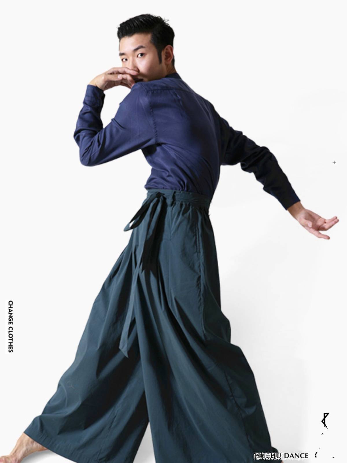 F-05 modern dance exercise pants loose wide leg dancing dancing trousers casual sports Modern dance performance service men's and women's models