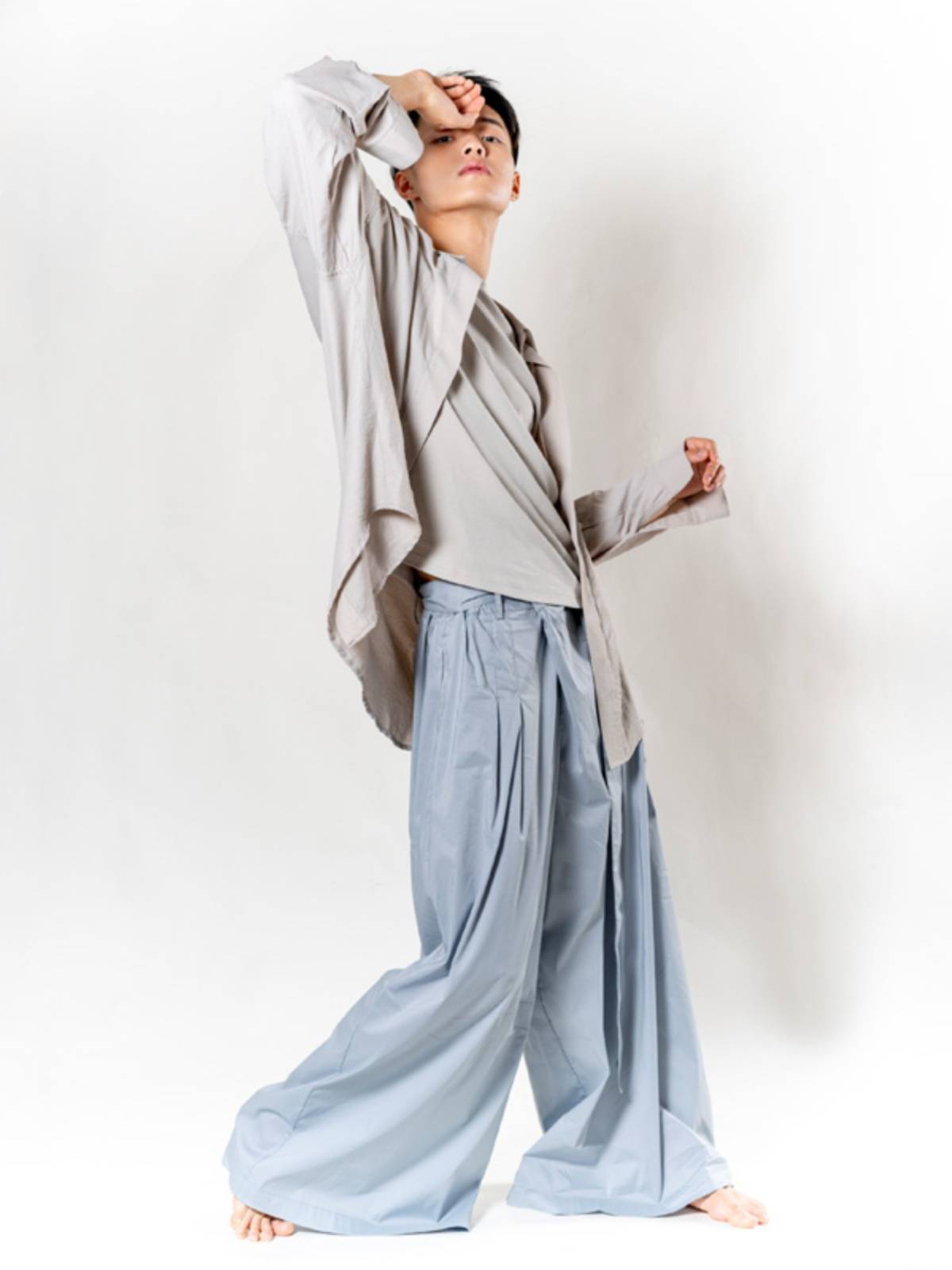 F-05 modern dance exercise pants loose wide leg dancing dancing trousers casual sports Modern dance performance service men's and women's models