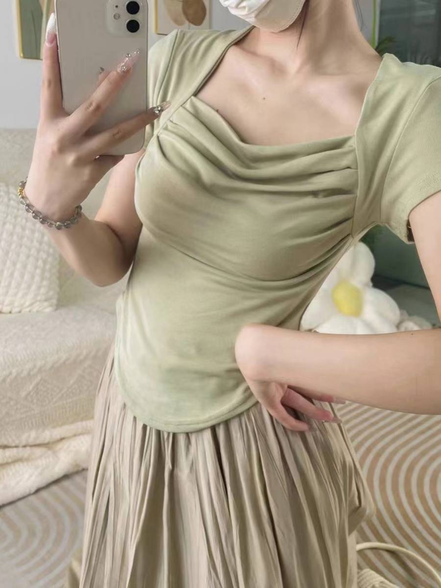 Dance practice service female modern dance -shaped top, slimming, thin adult Chinese classical dance teacher training clothing