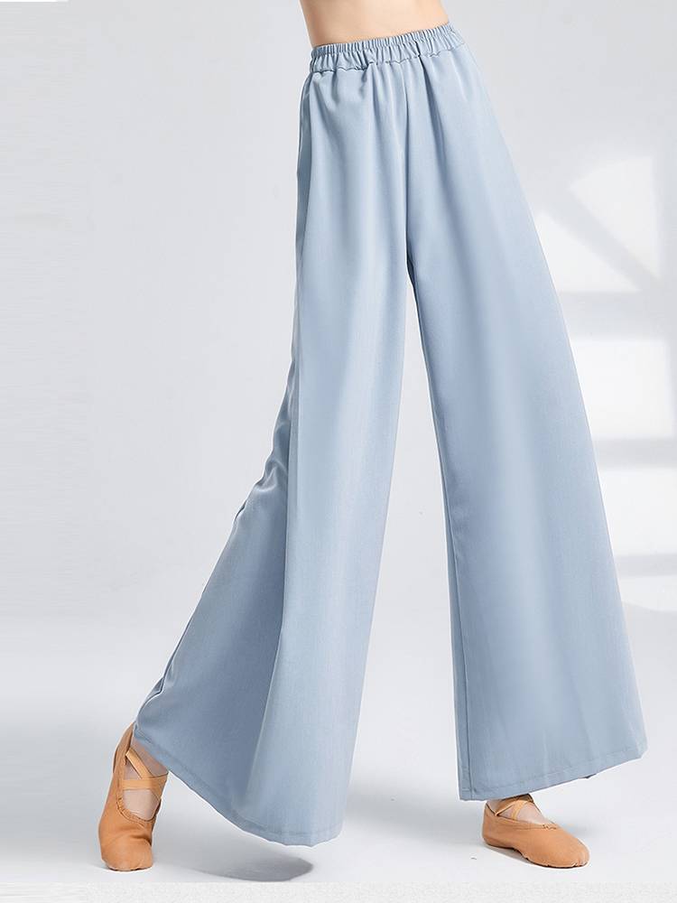 Classical Dance Dance Modeling Modern Dance Pants Dance Pants New Chinese Dance Clothing Steading and Extraordinary Wide Leg Pants
