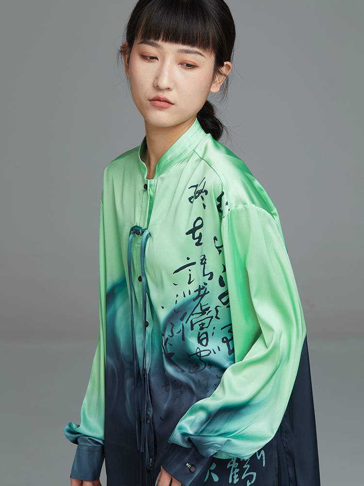 Gorgeous Solo Show Classical Dance Practice Gongdong National Wind Set Modern Dance Shirt Performing Chinese Dance Dance Clothing