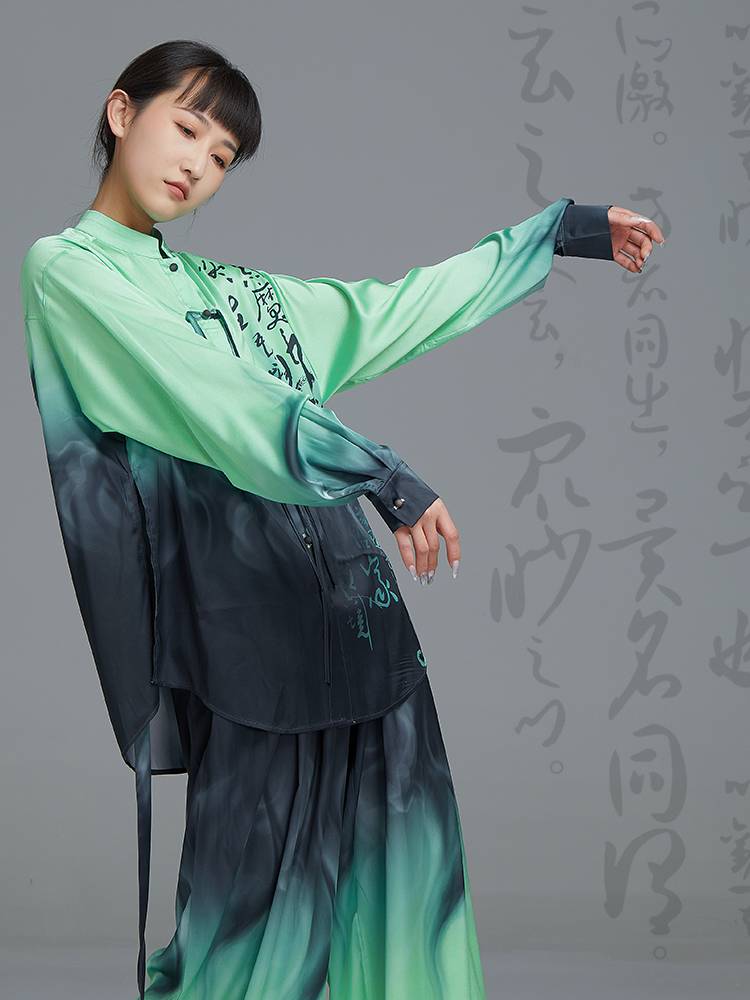 Gorgeous Solo Show Classical Dance Practice Gongdong National Wind Set Modern Dance Shirt Performing Chinese Dance Dance Clothing