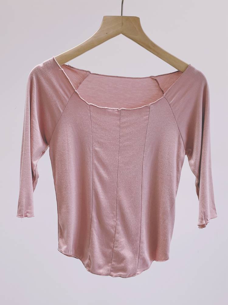 Slim -body round neck dance service short -sleeved summer Chinese dance classical dance modern dance exercise body training service base training service yoga uniform