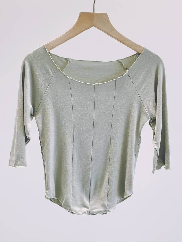 Slim -body round neck dance service short -sleeved summer Chinese dance classical dance modern dance exercise body training service base training service yoga uniform
