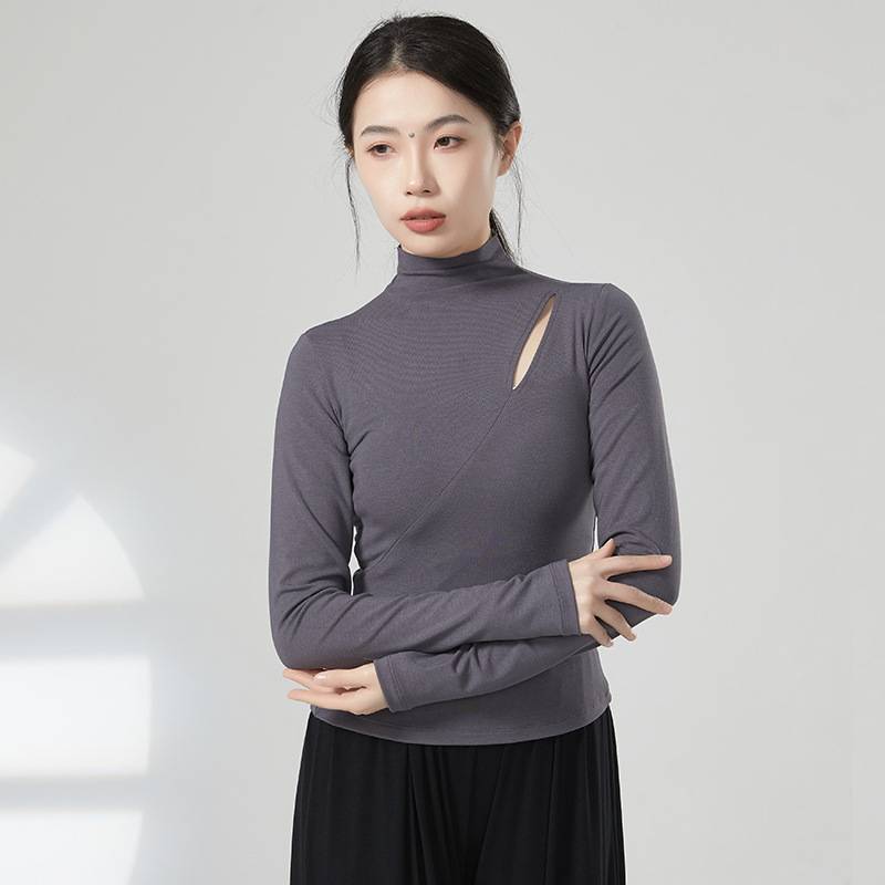 Modern Dance Practice Gong Series Tuosite Long -sleeved Shirt -shaped Dance Classical Dance Basic Training Server Long Sleeve Top Squad Dance