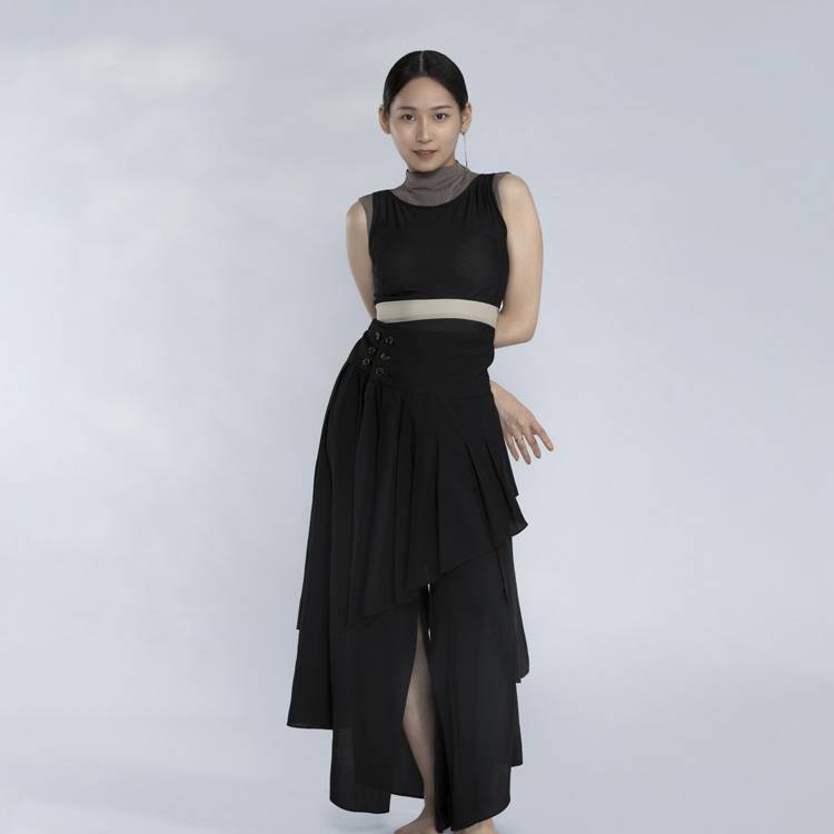 D337 vest dance top with modern ballet dance exercises, wearing classical dance dance dance gauze, female new style