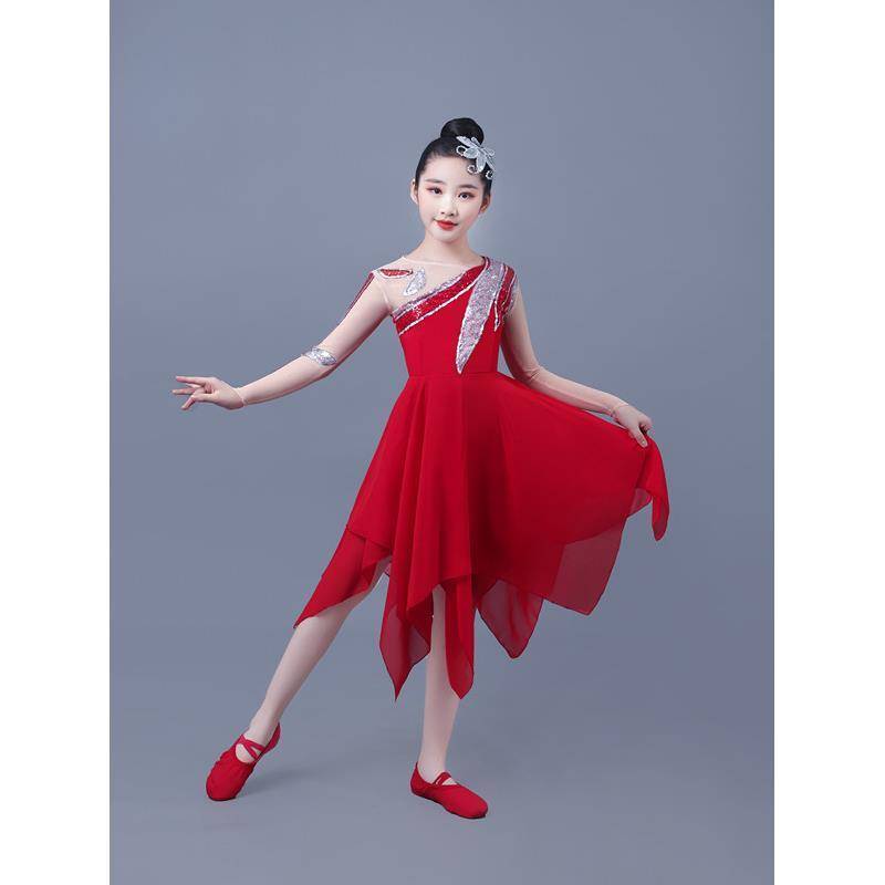 Liuyi Children's New Modern Dance Dress Performance Series Girl Skirt Classical Dance Performance Clothing Dance Skirt