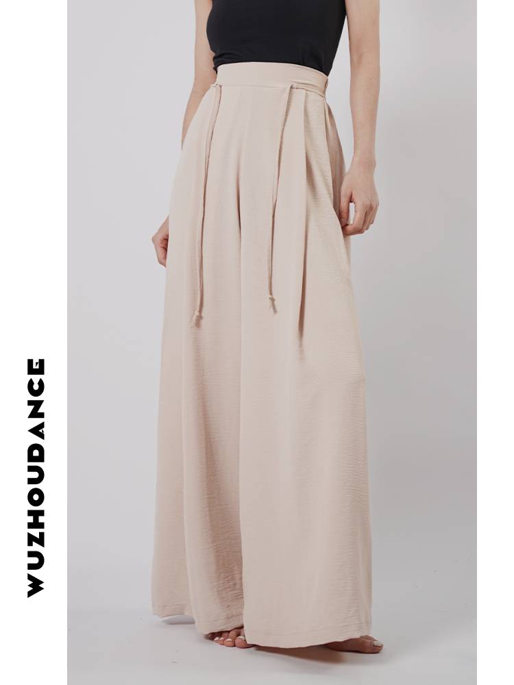 Dance Chau Danz Modern Dance Pine Pants Loose Straight Dance Pants Professional Trip Wide Pants Slender Women's Sports Clothing
