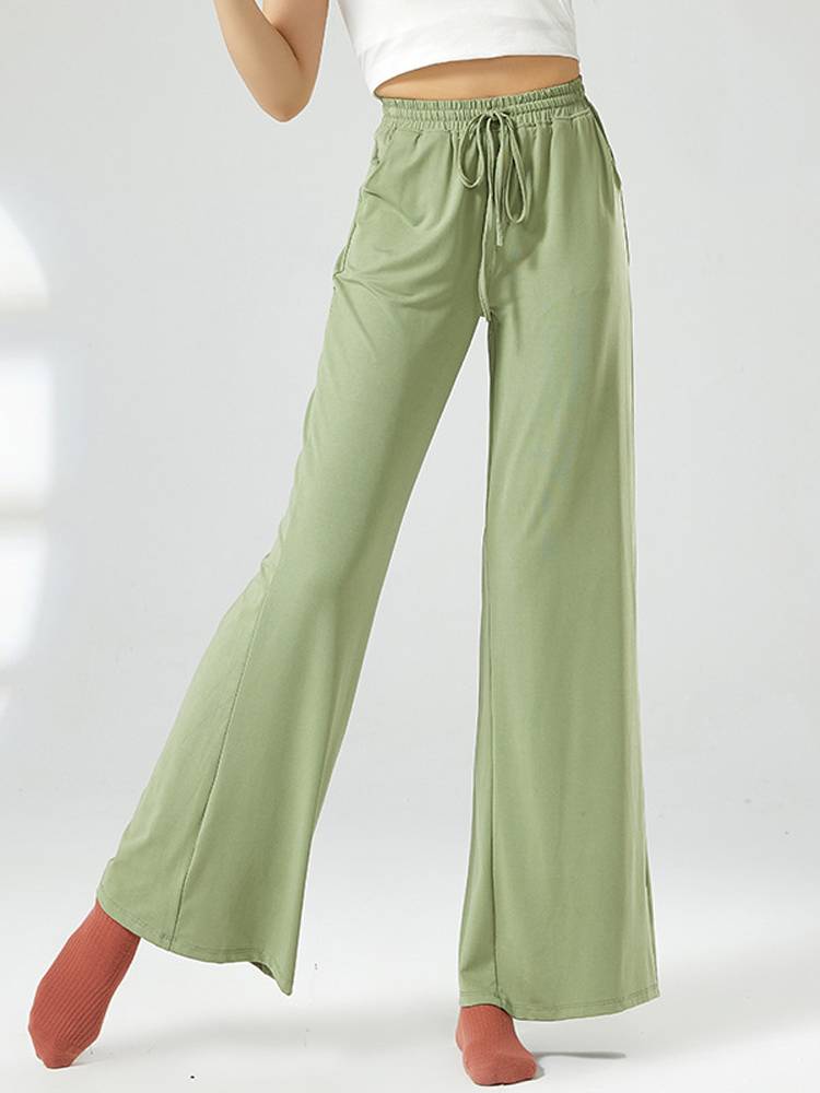 Gongyan adult copper ammonia straight ethnic classical modern dance body training skills clothing department lace -leg pants