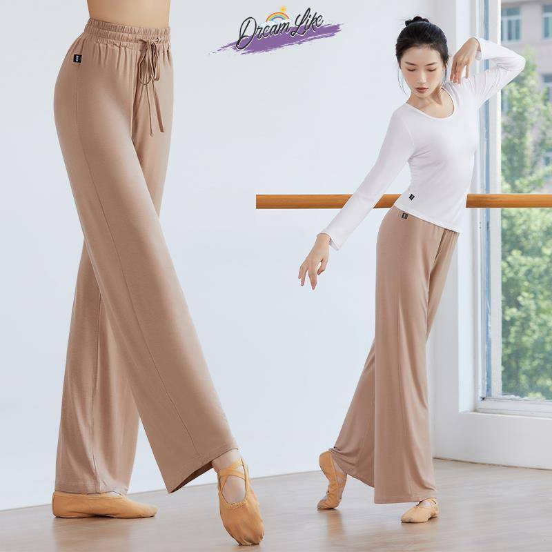 Modern dance pants Classical adult practice service female top female top Modal wide -legged cloud pants training clothing
